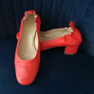 Red Everlane Day Heel Size 8.5